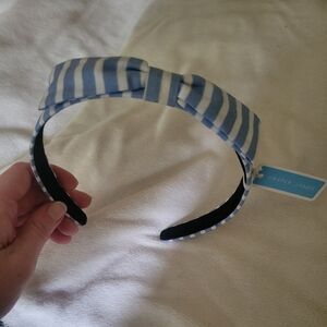 Draper James Blue and White Striped Headband